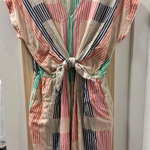 Lou & Grey Striped Midi Dress - Multicolor